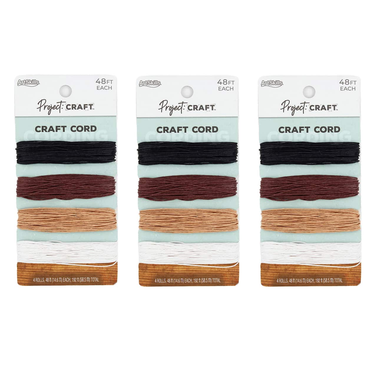 ArtSkills&#xAE; Assorted Colors Natural Craft Cords, 12ct.